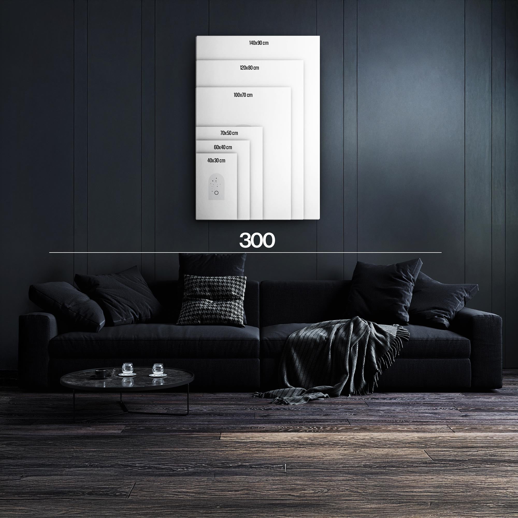 Tablou Canvas - Cerc de stele în jurul inelului Artă geometrică minimalistă