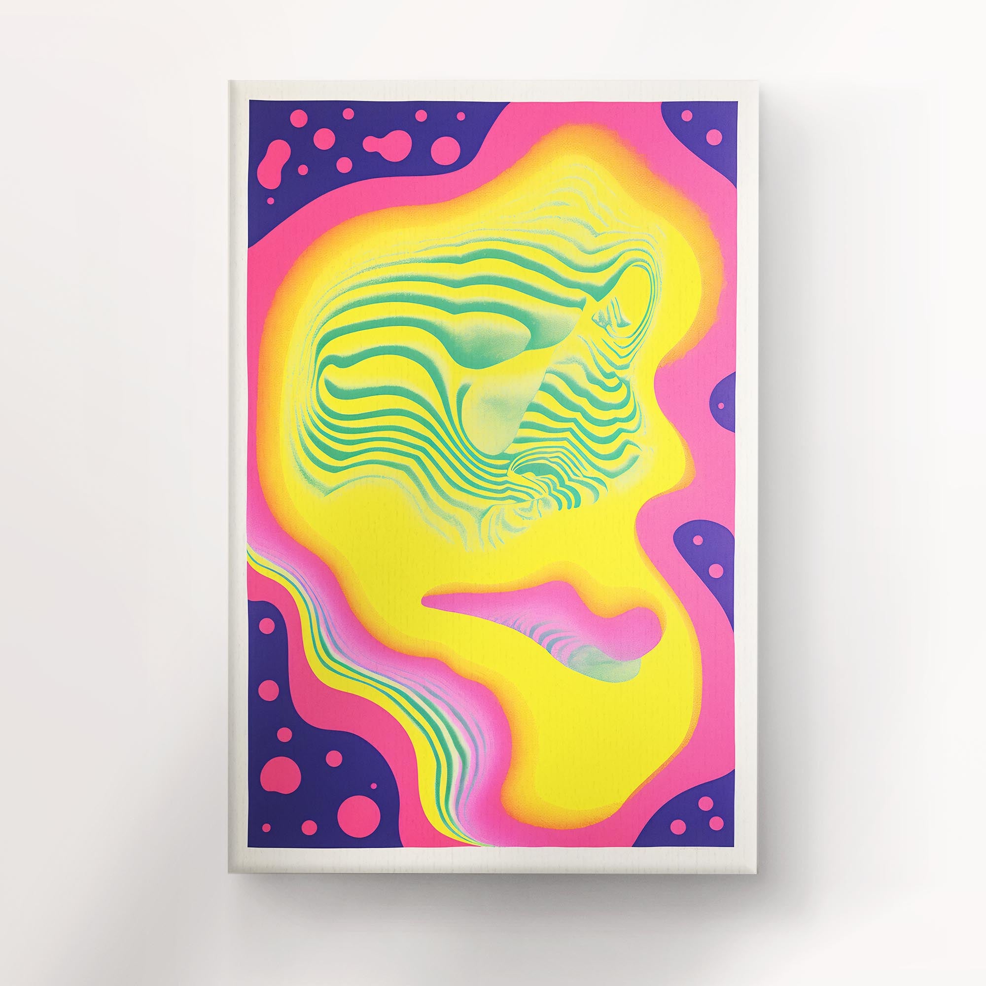 Tablou Canvas - Portret Mindscape O redare psihedelică a unui chip